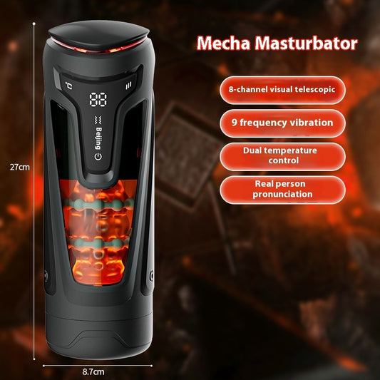 Smart Thrusting Heated Male Masturbator | Auto Retractable Pleasure Device