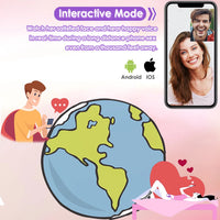 APP-Controlled Bluetooth Vibrating Bullet for Women - Portable Sexual Pleasure Stimulator and Personal Massager for Couples