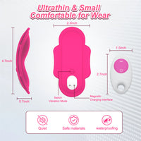 Wearable Clitoral Massager | 11-Frequency App & Remote Control Vibrator