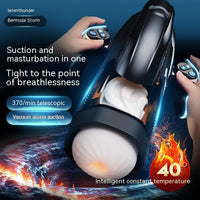 3-in-1 Auto Thrusting, Sucking & Heating Male Masturbator | Premium Device