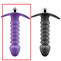 10-Frequency Silicone Vibrating Massager for Women | Black & Purple