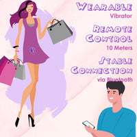 APP-Controlled Bluetooth Vibrating Bullet for Women - Portable Sexual Pleasure Stimulator and Personal Massager for Couples