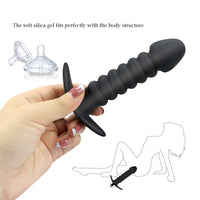 10-Frequency Silicone Vibrating Massager for Women | Black & Purple
