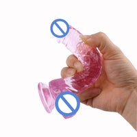 Crystal TPE Dildo for Women | Realistic Simulation | 3 Colors