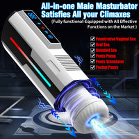 Premium Auto-Thrusting Male Masturbator | Sleek Pocket Stroker for Men