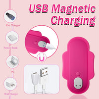 APP Remote Control Bluetooth Vibrating Panty - Waterproof Silicone Mini Stimulator with 11 Modes for Couples' Pleasure