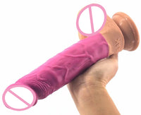 Realistic Silicone Dildo | Smooth Simulation Toy for Women | 3 Colors