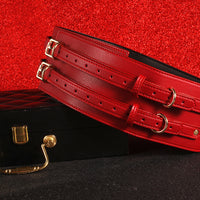 Premium PU Leather Bondage Set | 9-Piece BDSM Restraint Kit for Couples