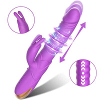 Rose Automatic Retractable Vibrator | Dual-Mode Clitoral Massager for Women