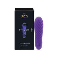 SKYN Shiver Bullet Massager with 7 Speed Settings - Purple