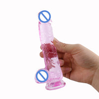 Crystal TPE Dildo for Women | Realistic Simulation | 3 Colors