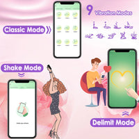 APP-Controlled Bluetooth Vibrating Bullet for Women - Portable Sexual Pleasure Stimulator and Personal Massager for Couples