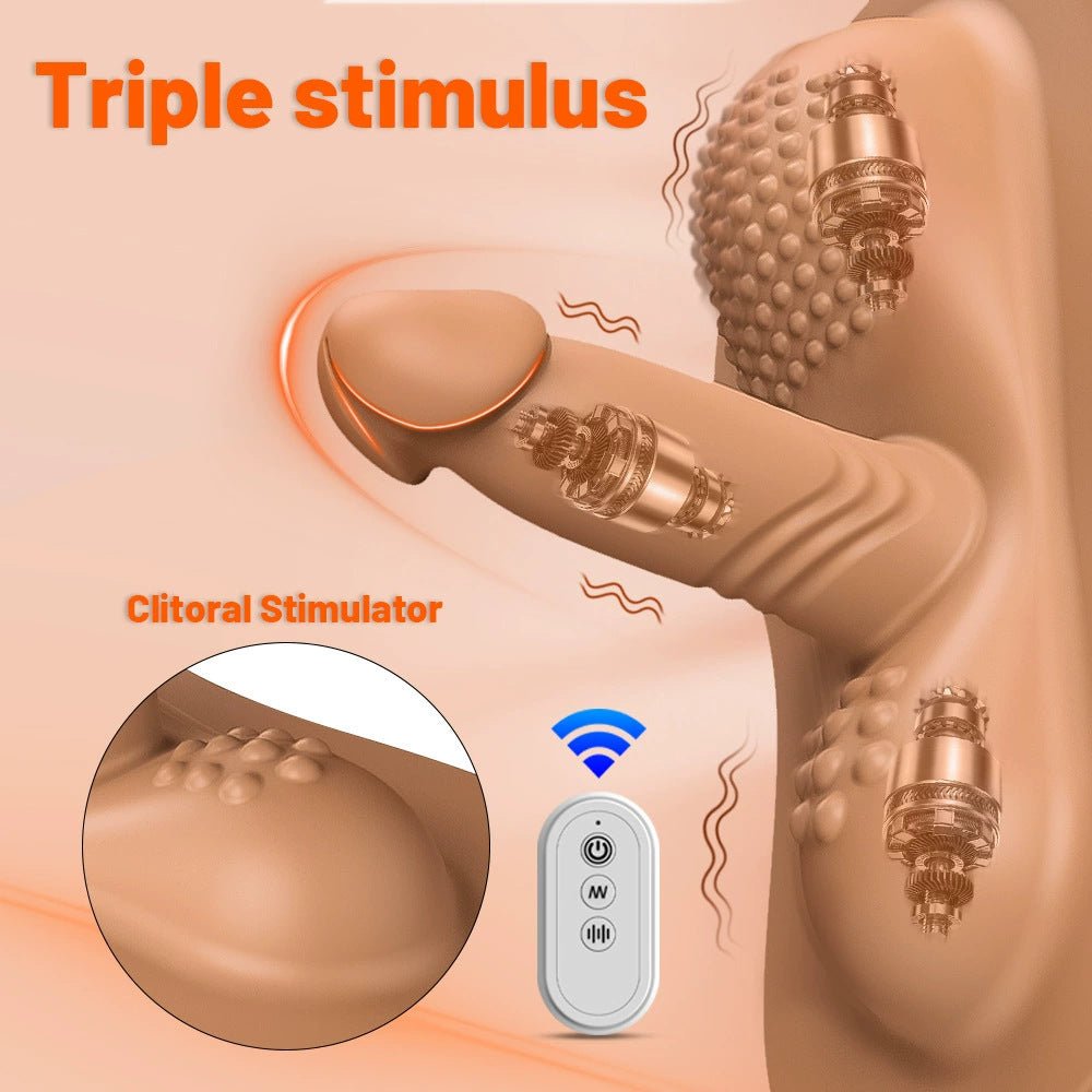 Hands-Free Riding Cushion Vibrator | Clitoral & G-Spot Pleasure for Women
