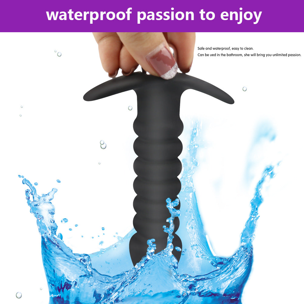 10-Frequency Silicone Vibrating Massager for Women | Black & Purple