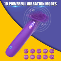 Premium Mini Bullet Vibrator with 10 Vibration Modes, IPX6 Waterproof Personal Massager for Enhanced Intimacy and Pleasure for Women and Couples