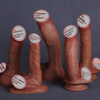Oversized Thick Realistic Dildo | Liquid Silicone Simulation for Women