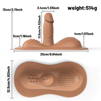 Hands-Free Riding Cushion Vibrator | Clitoral & G-Spot Pleasure for Women