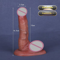 Oversized Thick Realistic Dildo | Liquid Silicone Simulation for Women