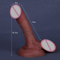 Oversized Thick Realistic Dildo | Liquid Silicone Simulation for Women